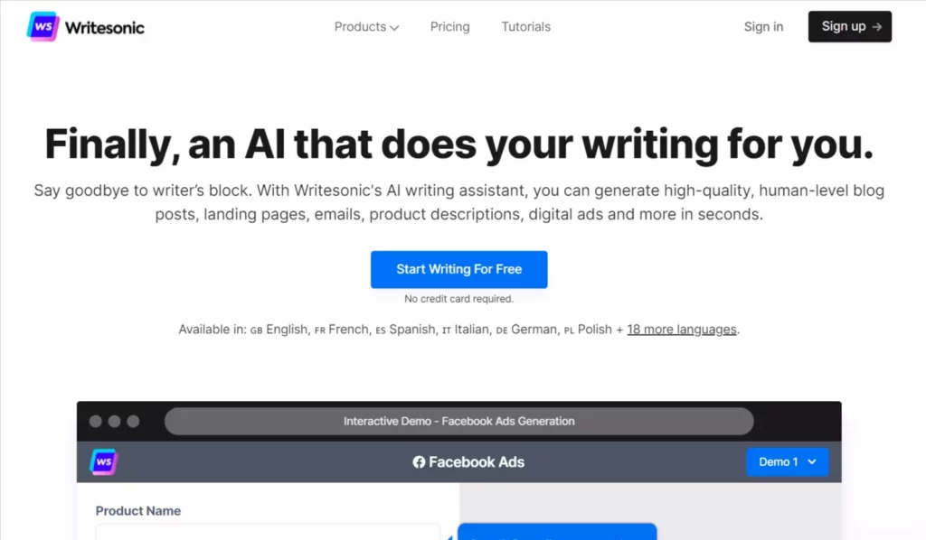 writesonic review-ai-content-writing-tool